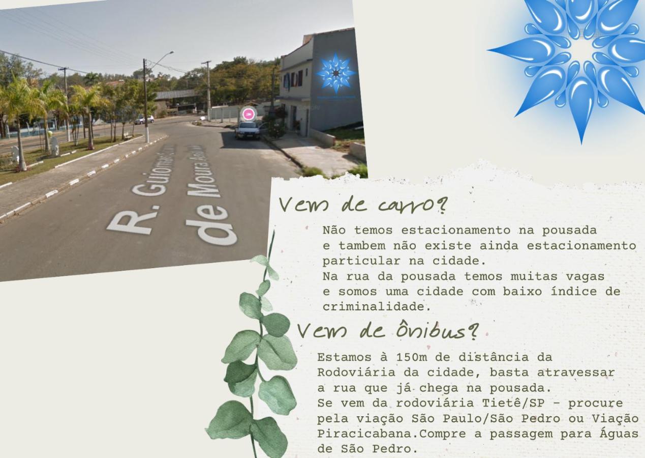 Águas de São Pedro Estrela Da Manha Pousada - Centro De Aguas - Proximo Ao Thermas מראה חיצוני תמונה